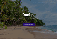 Tablet Screenshot of duni.pl